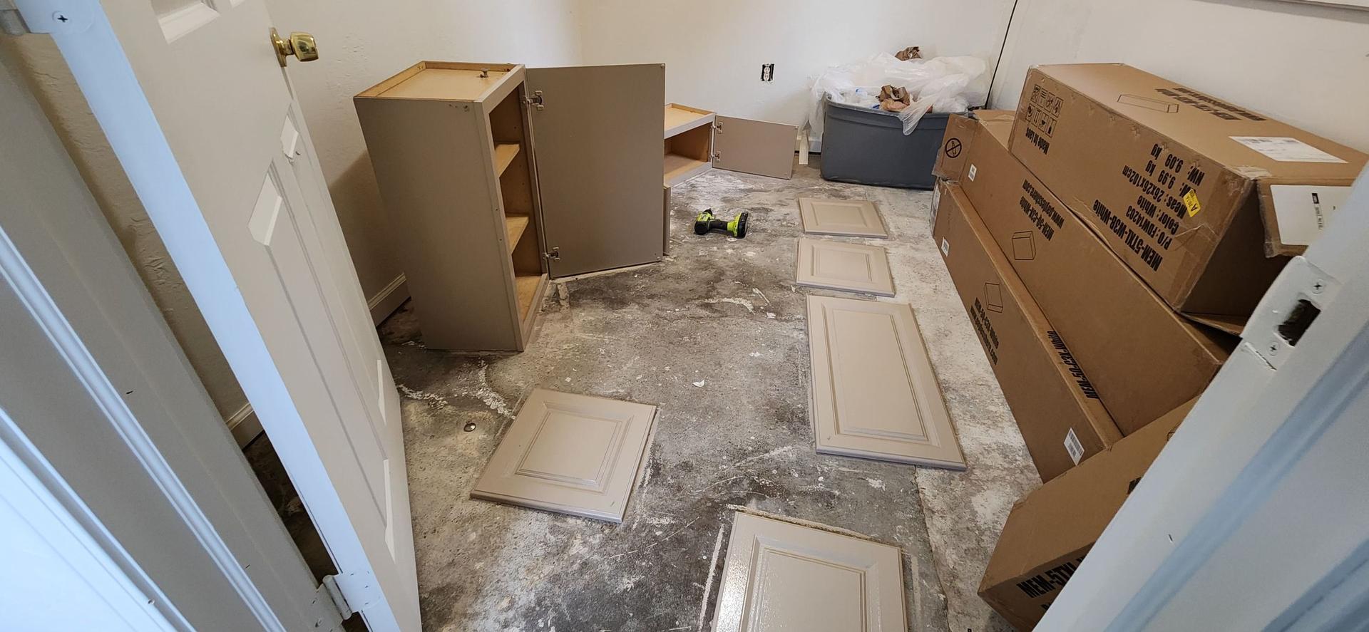 Kitchen Cabinets Relocated to Garage — Tawas, MI