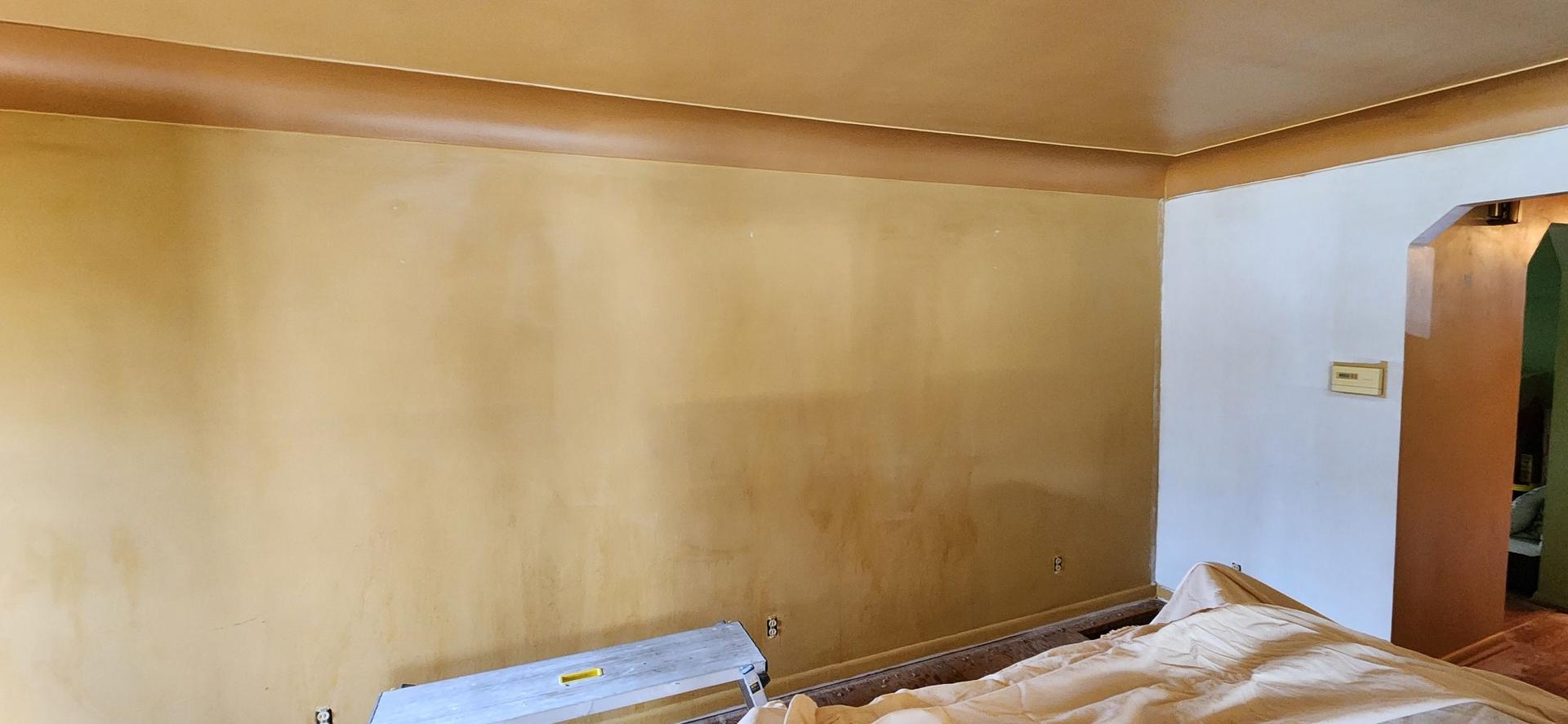 Freshly painted interior walls and trim in an Essexville, MI home