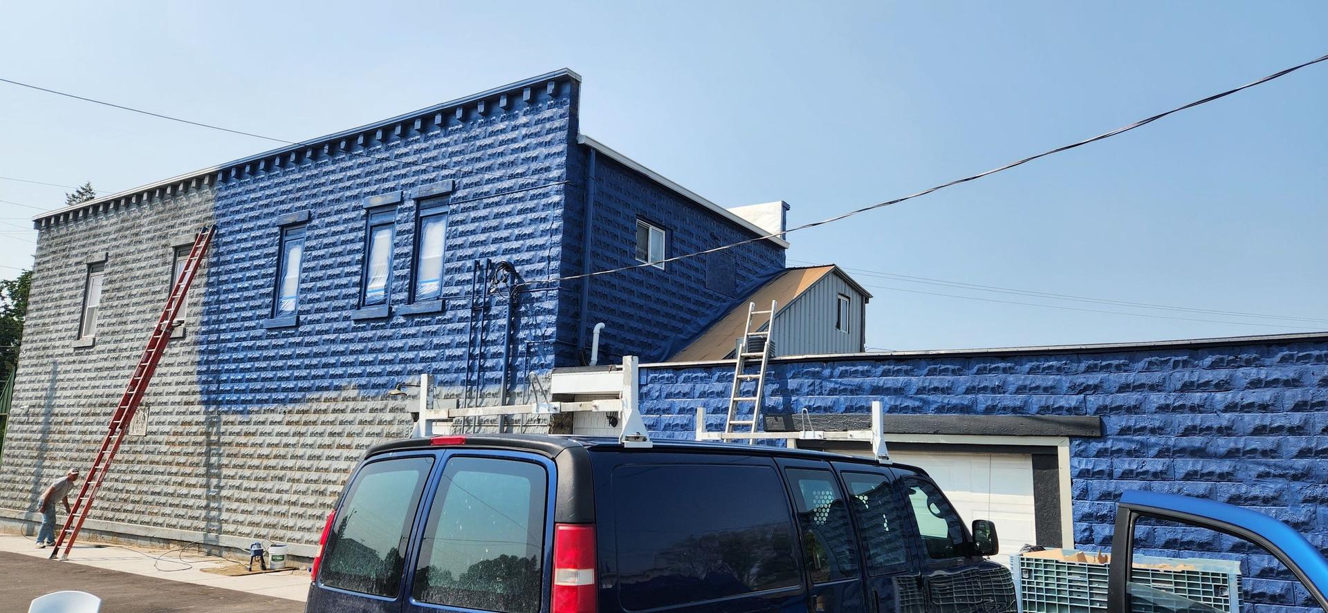 Exterior Painting — Cliff’s Bar, Sterling, MI