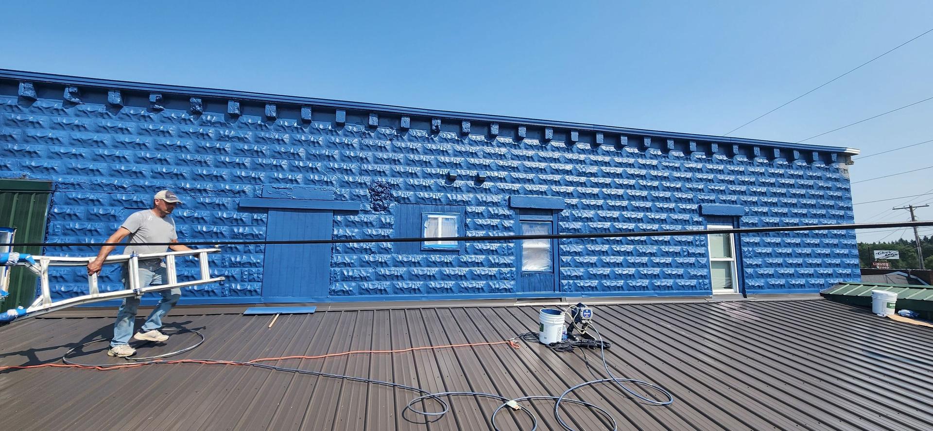 Exterior Painting — Cliff’s Bar, Sterling, MI