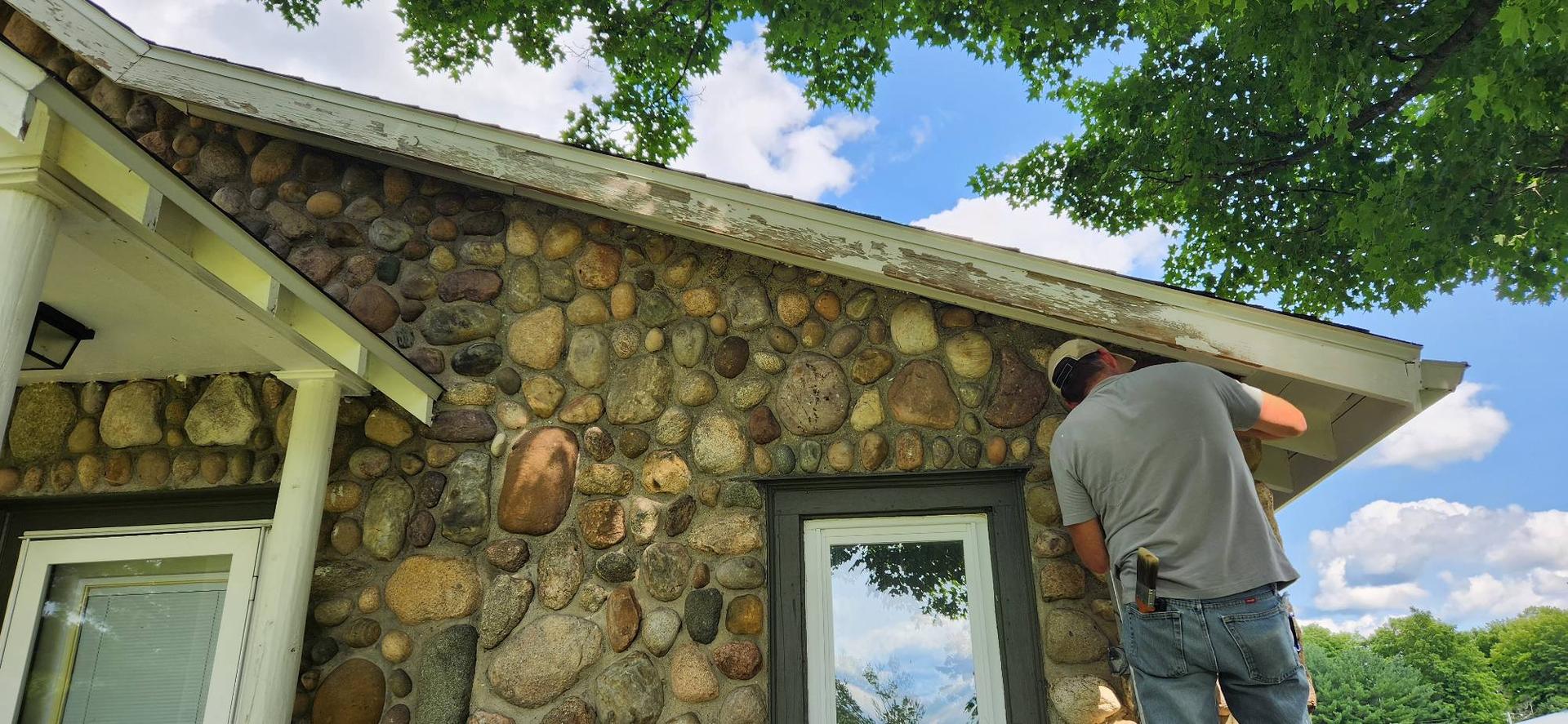 Exterior Painting — Cliff’s Bar, Sterling, MI