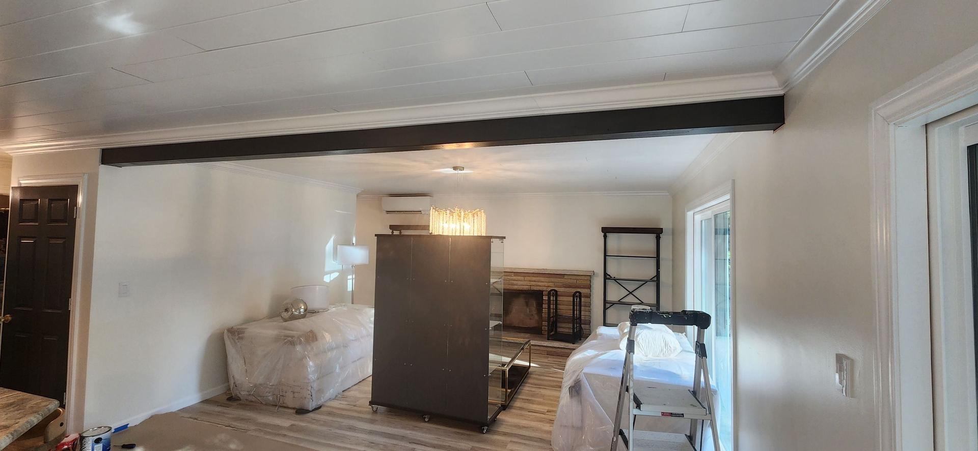 Crown Molding, Doors & Beam Painting — Forest Lake, MI