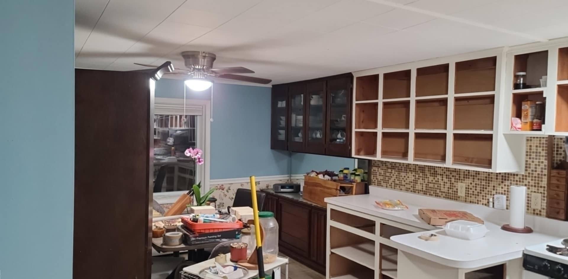 Kitchen Cabinet & Wall Painting — Prescott, MI