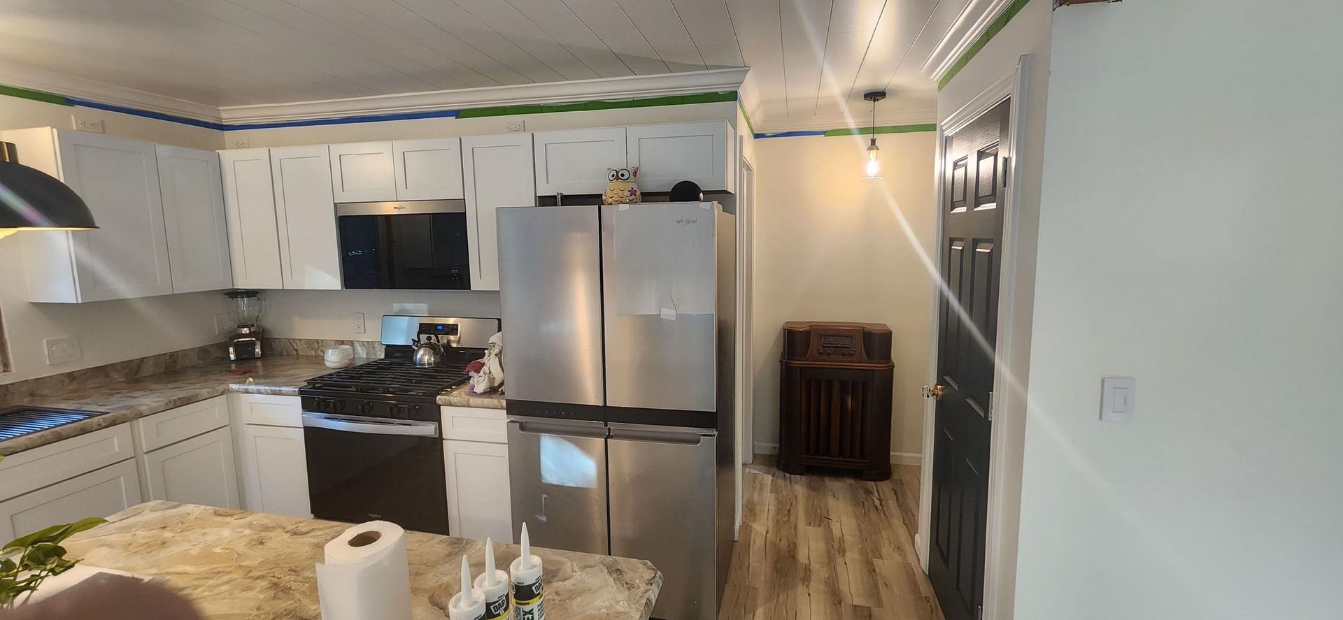 Crown Molding, Doors & Beam Painting — Forest Lake, MI