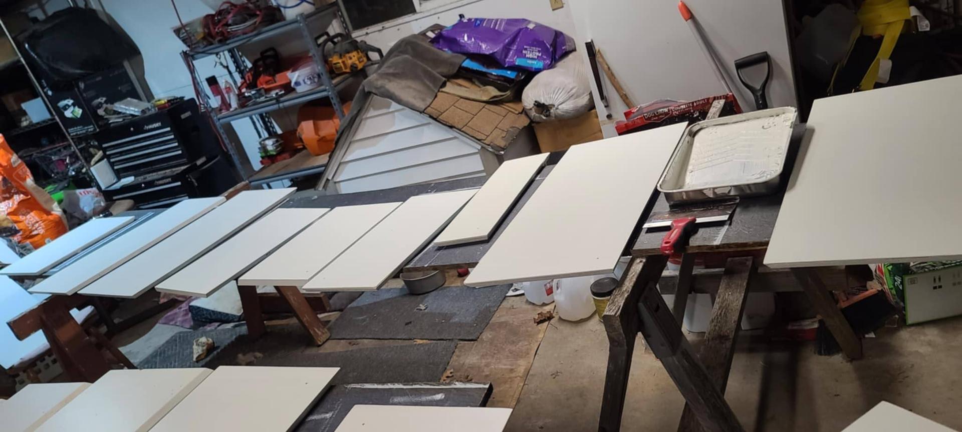 Kitchen Cabinet & Wall Painting — Prescott, MI