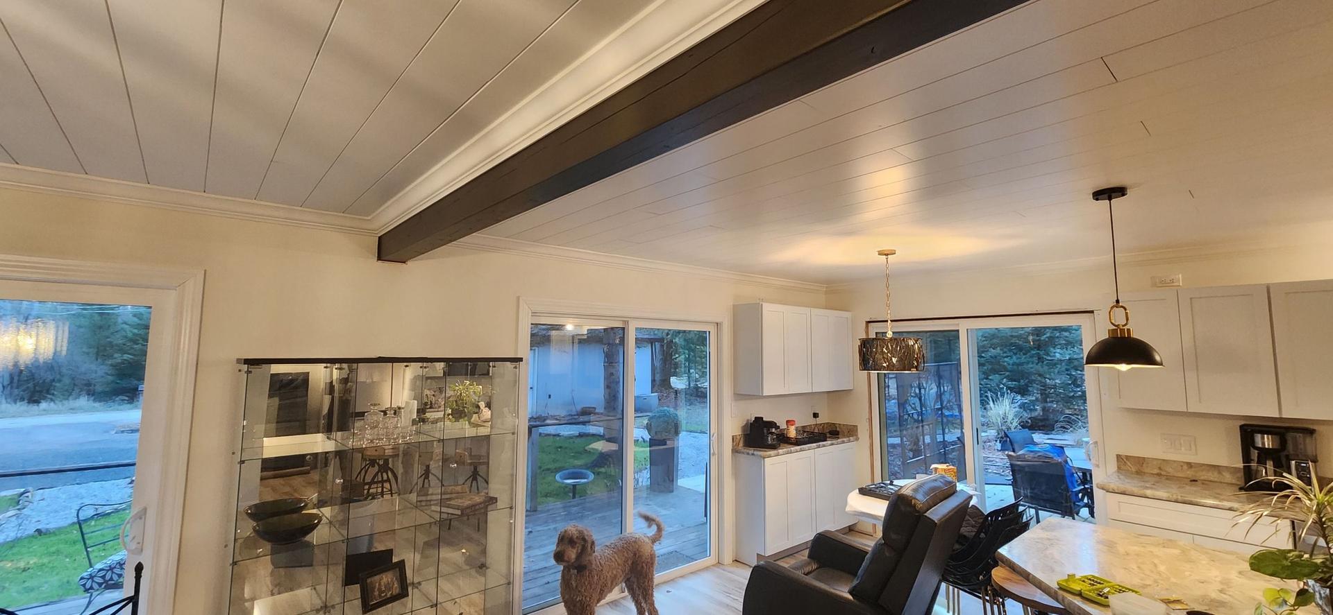 Crown Molding, Doors & Beam Painting — Forest Lake, MI