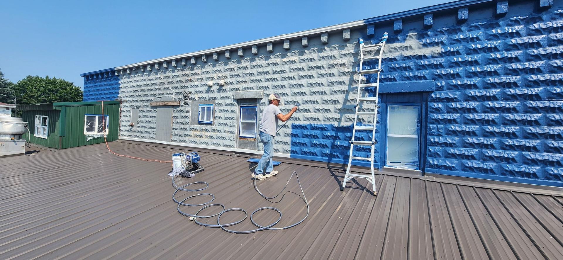 Exterior Painting — Cliff’s Bar, Sterling, MI