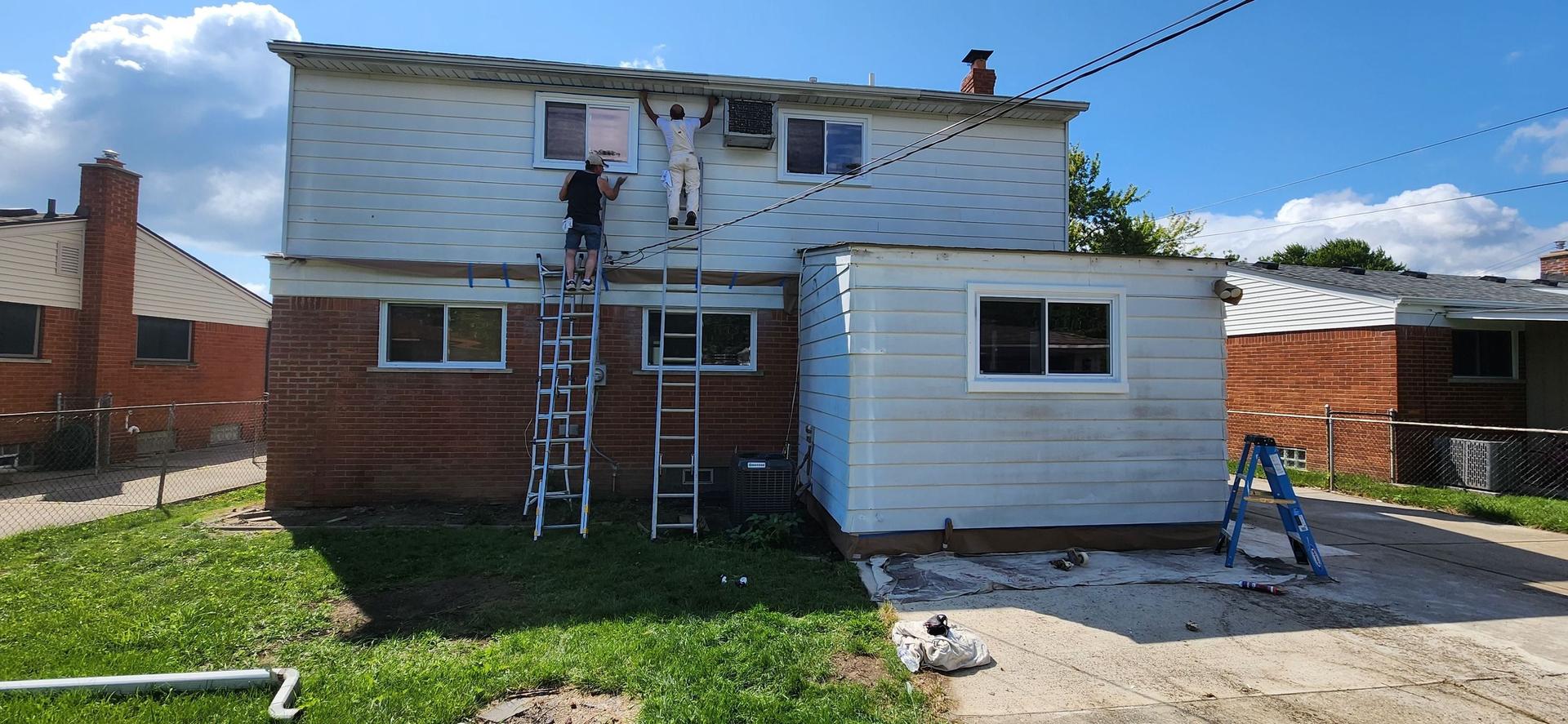 Exterior Painting — Cliff’s Bar, Sterling, MI