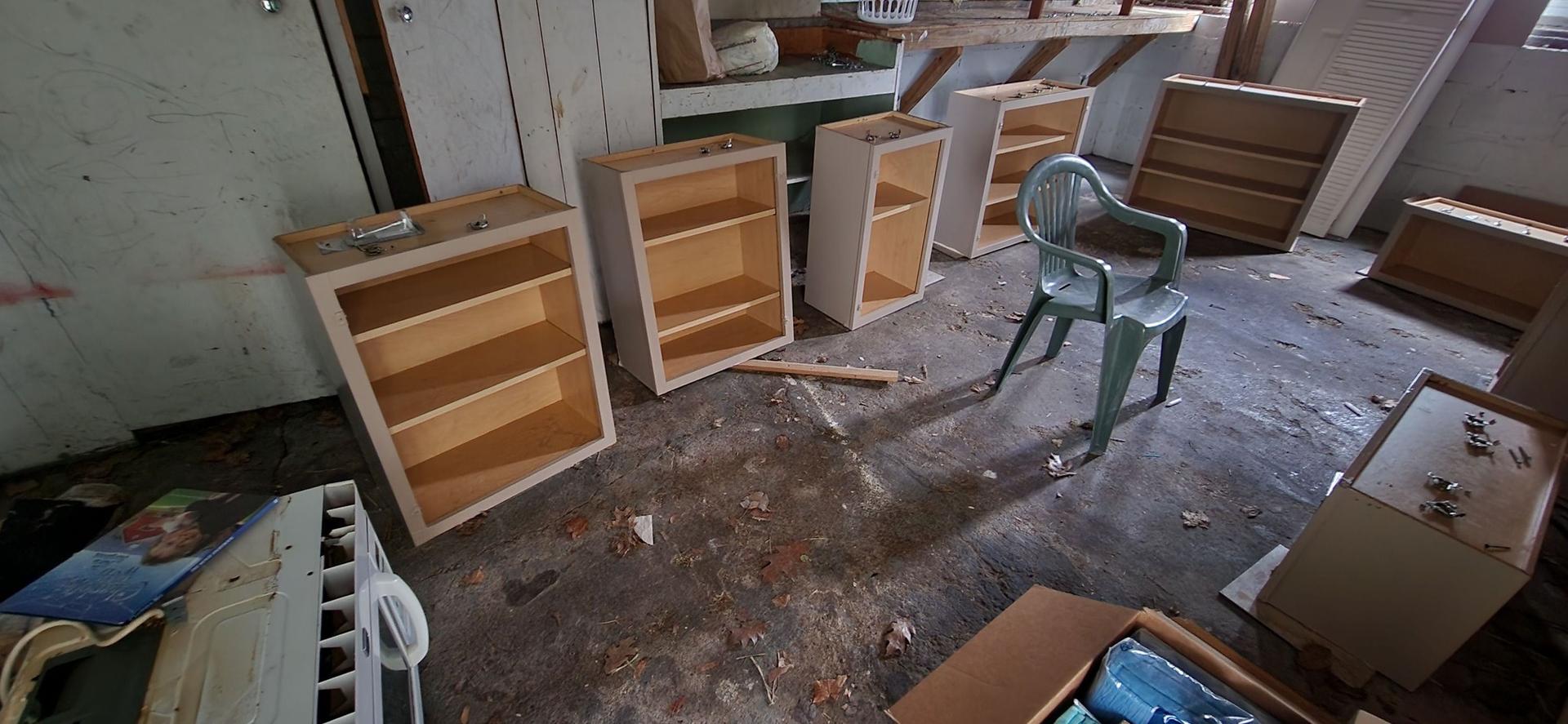Kitchen Cabinets Relocated to Garage — Tawas, MI