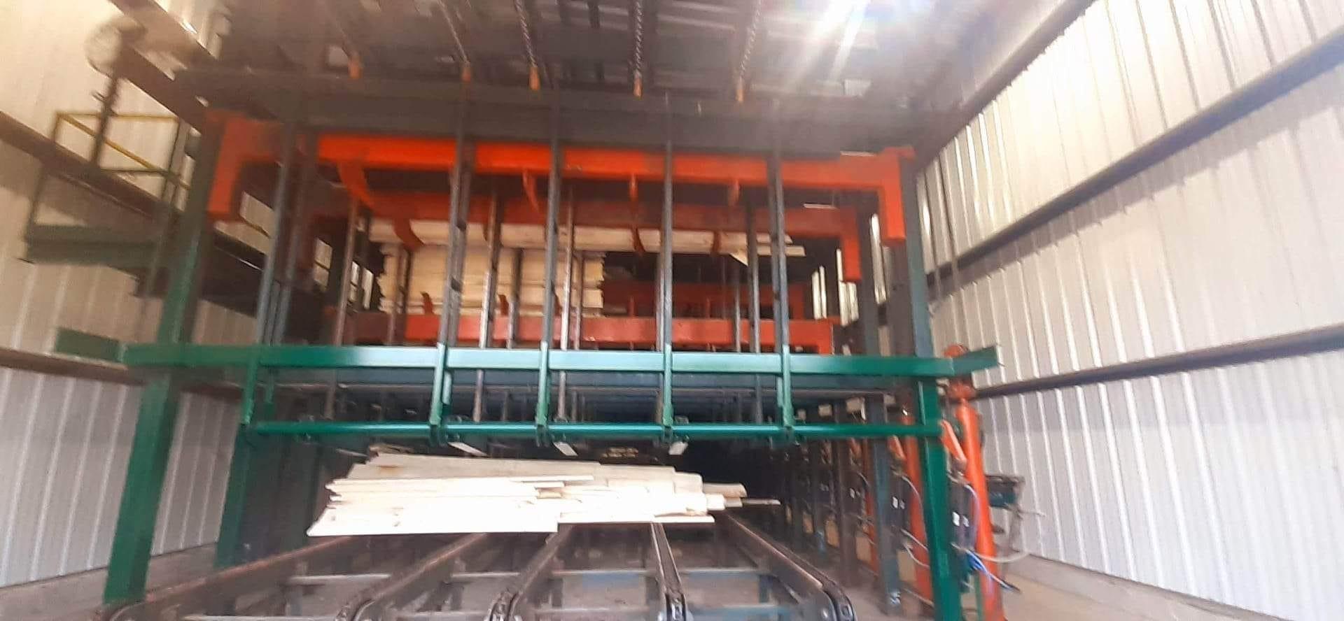 Freshly painted factory equipment in Sterling, MI