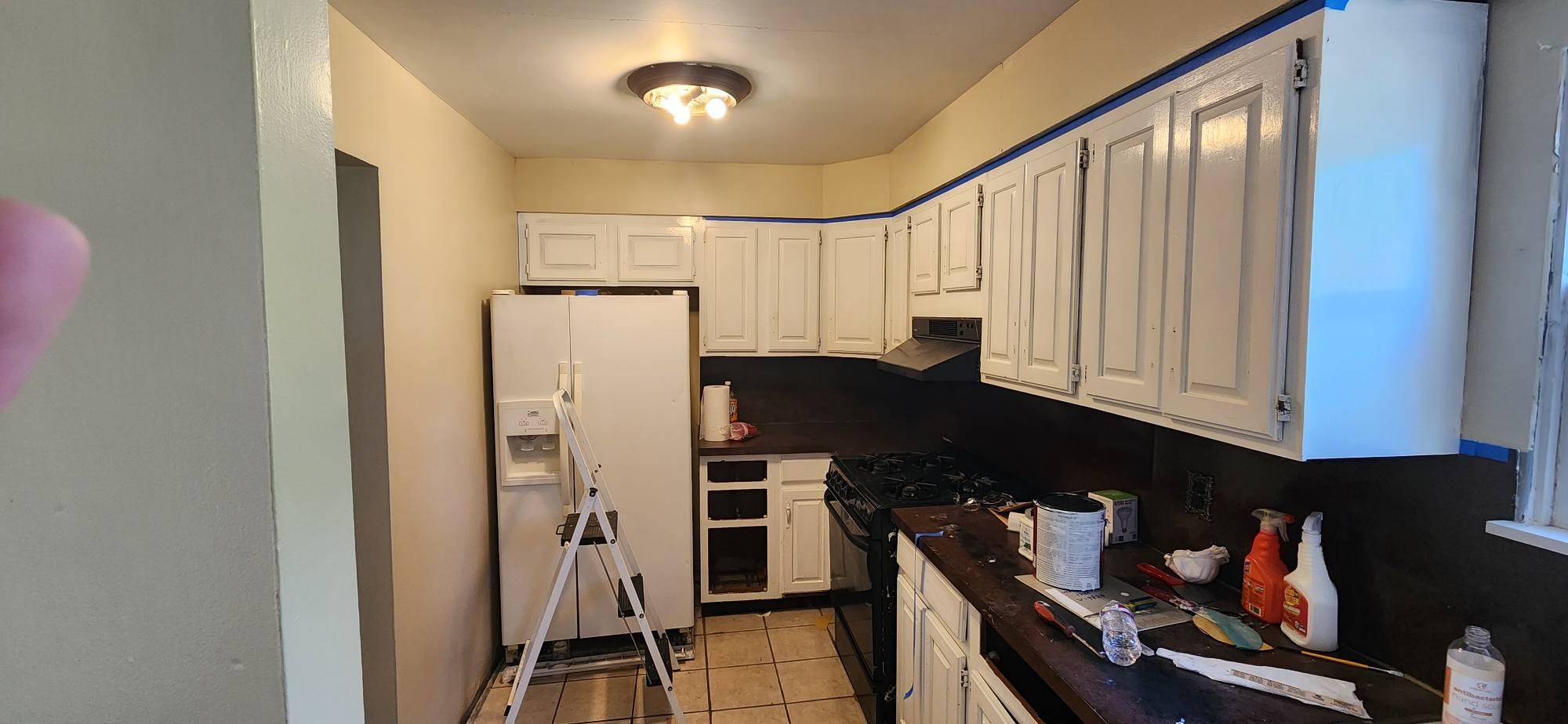 Freshly painted interior walls in Pinconning, MI