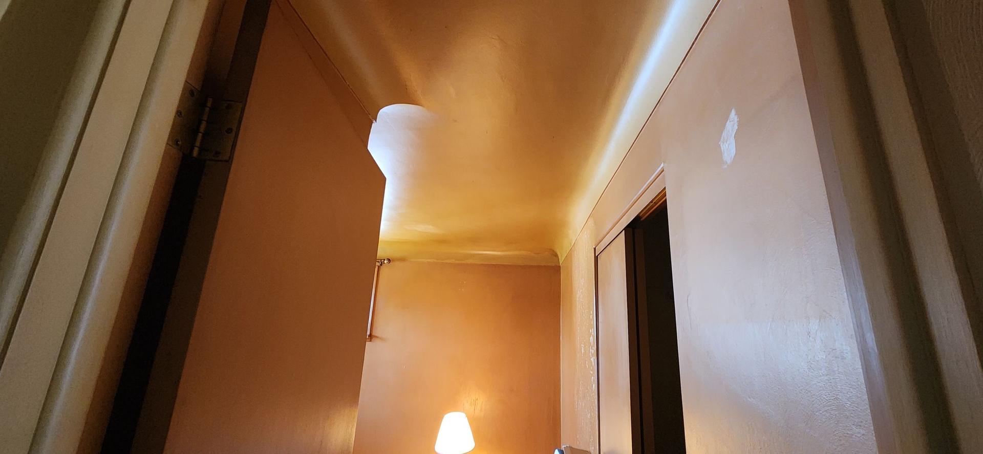 Freshly painted interior walls and trim in an Essexville, MI home