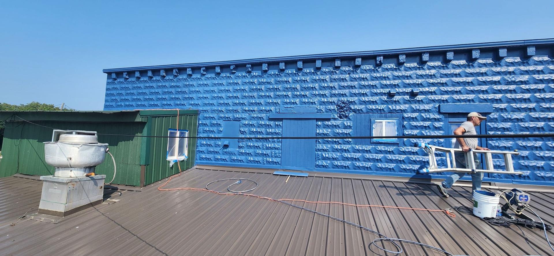 Exterior Painting — Cliff’s Bar, Sterling, MI