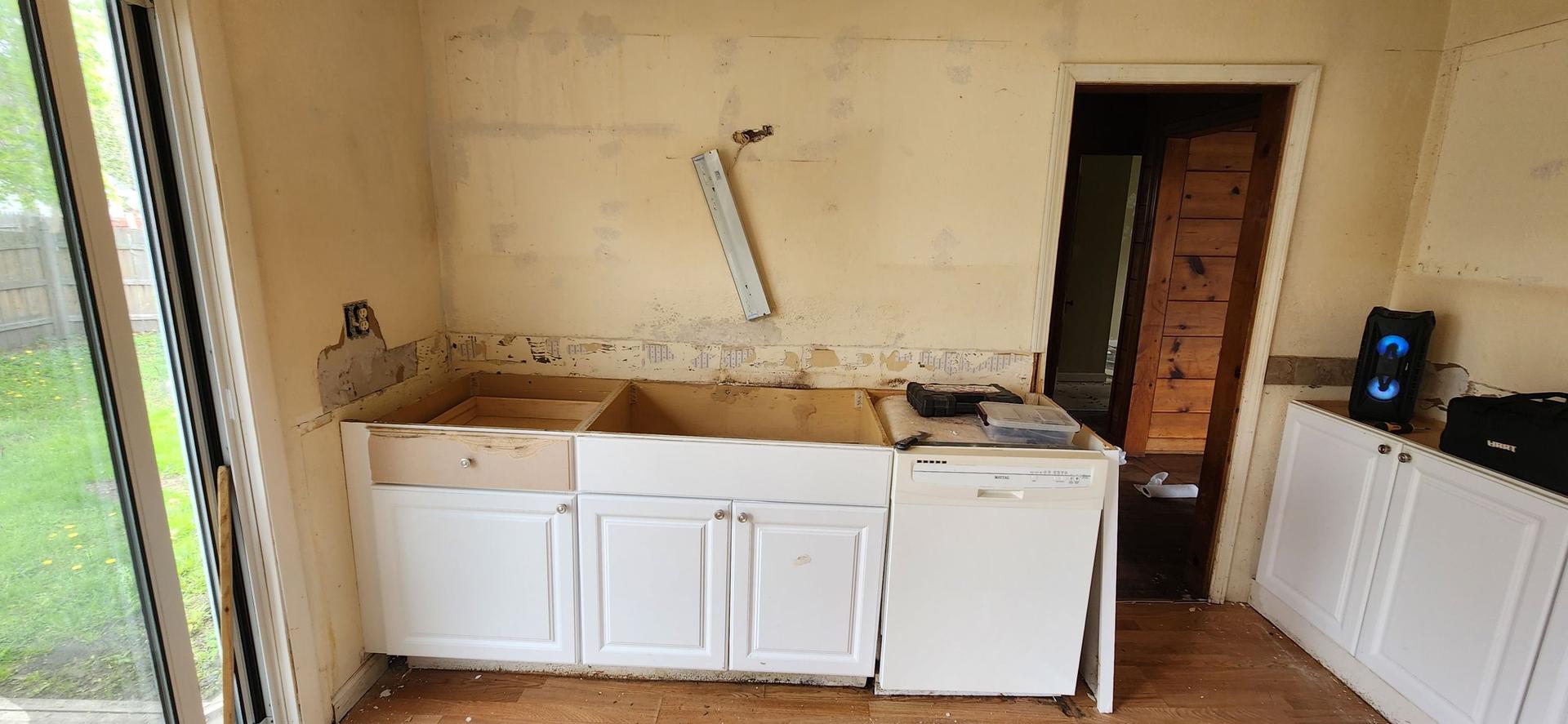 Kitchen Cabinets Relocated to Garage — Tawas, MI