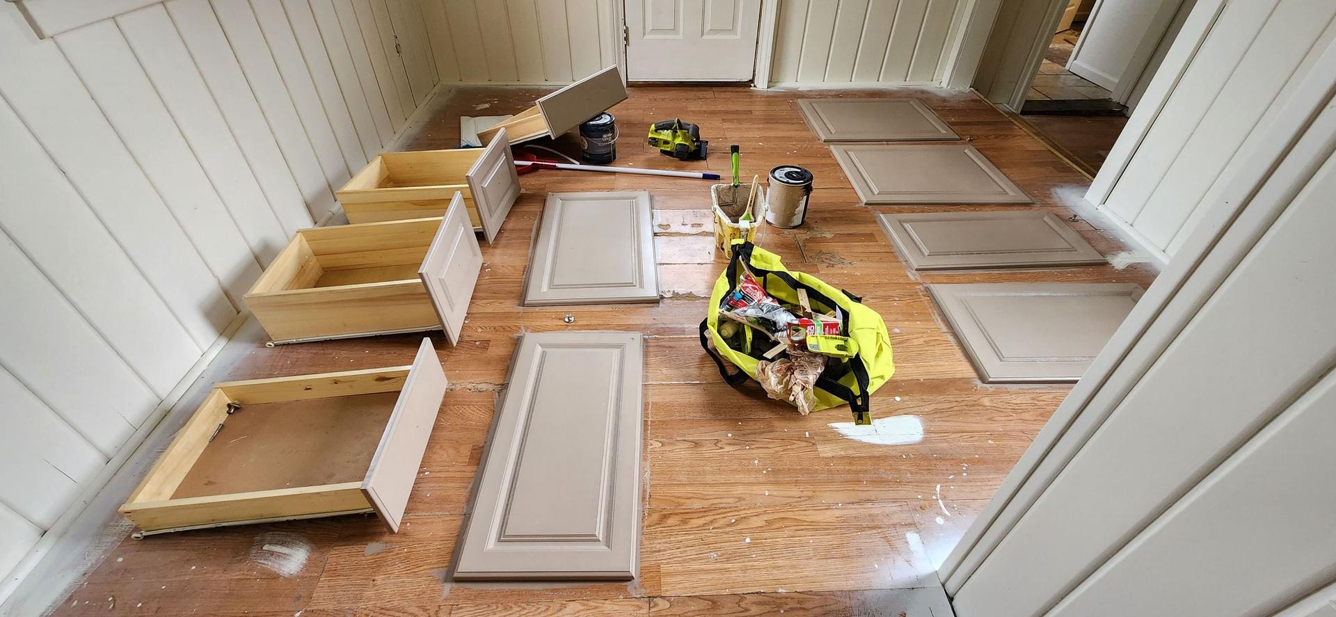 Kitchen Cabinets Relocated to Garage — Tawas, MI