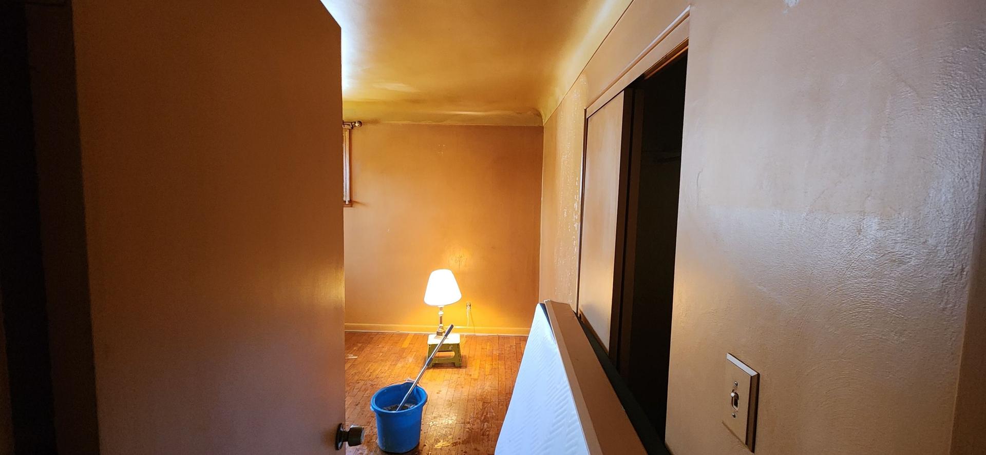 Freshly painted interior walls and trim in an Essexville, MI home