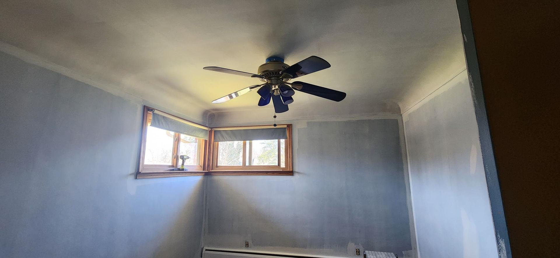 Freshly painted interior walls and trim in an Essexville, MI home