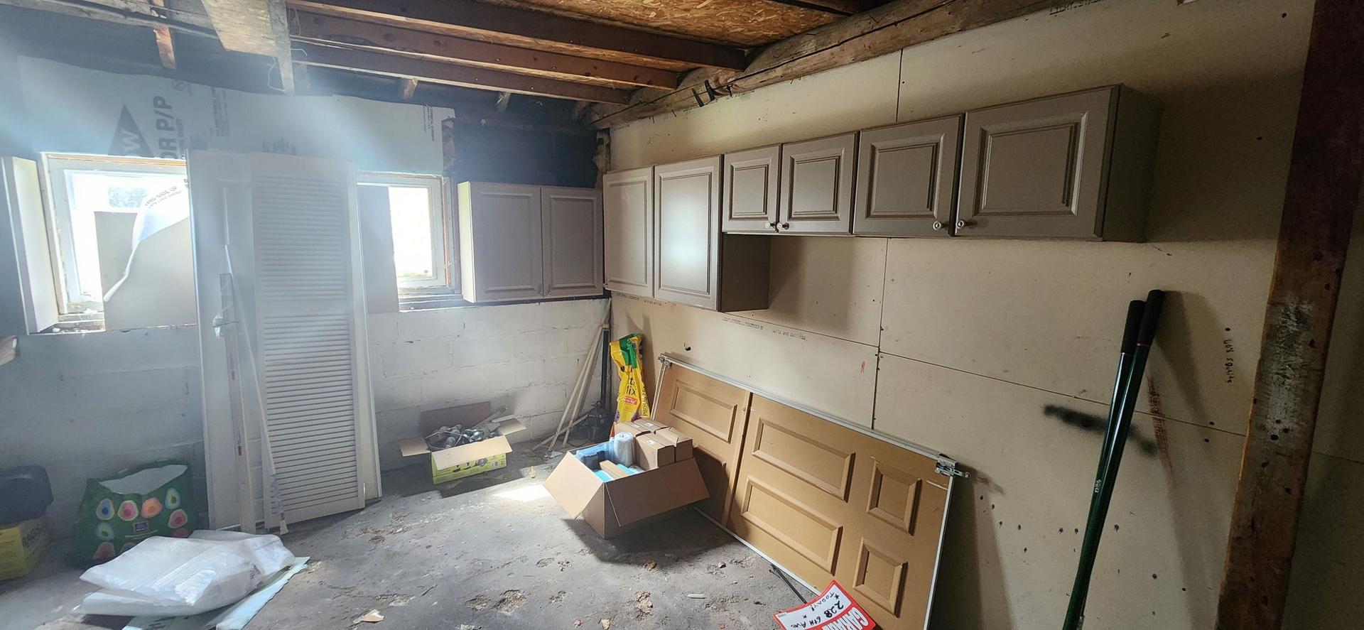 Kitchen Cabinets Relocated to Garage — Tawas, MI